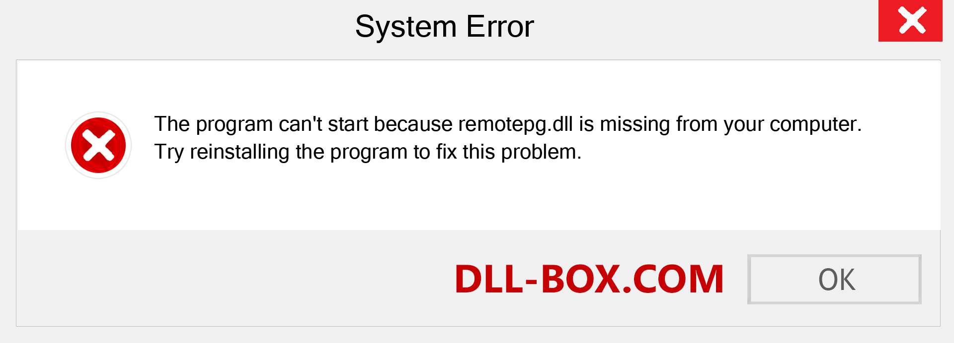  remotepg.dll file is missing?. Download for Windows 7, 8, 10 - Fix  remotepg dll Missing Error on Windows, photos, images